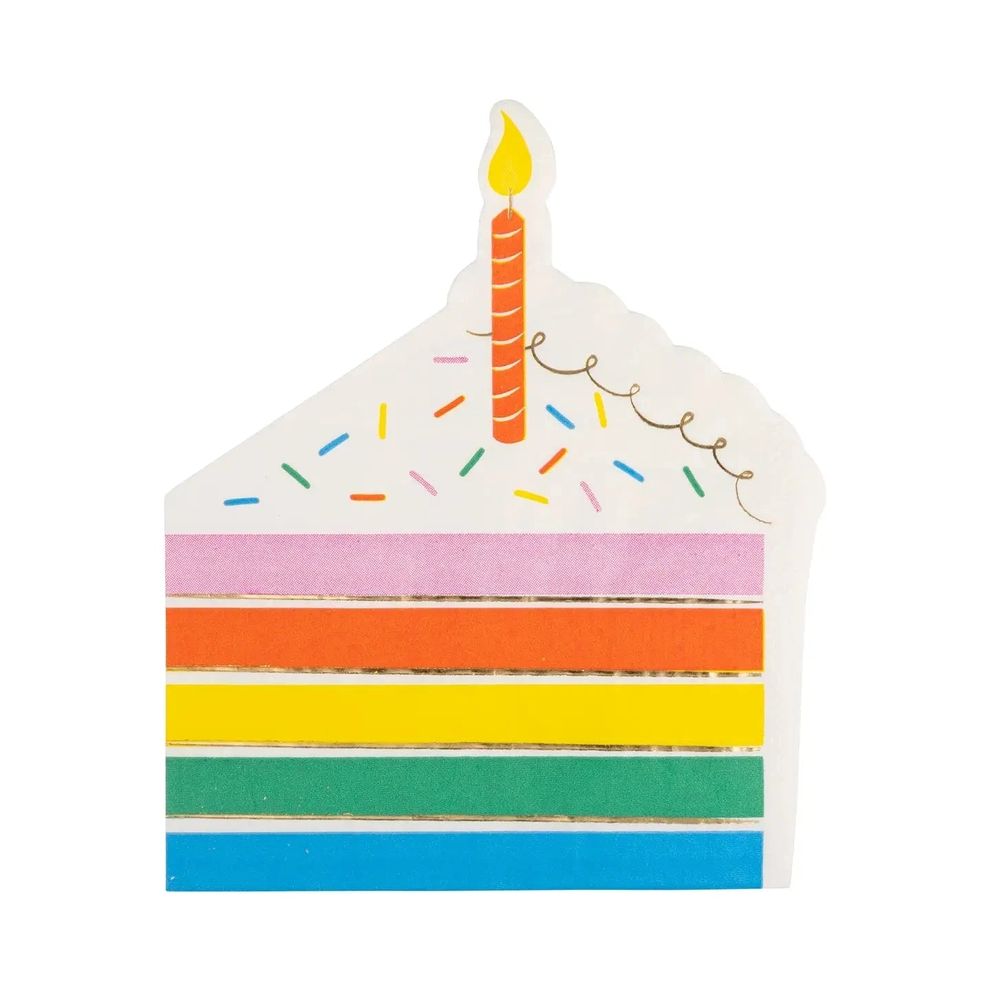 Cake Shaped Dinner Napkin Retail Merchandise Party Decor My Minds Eye