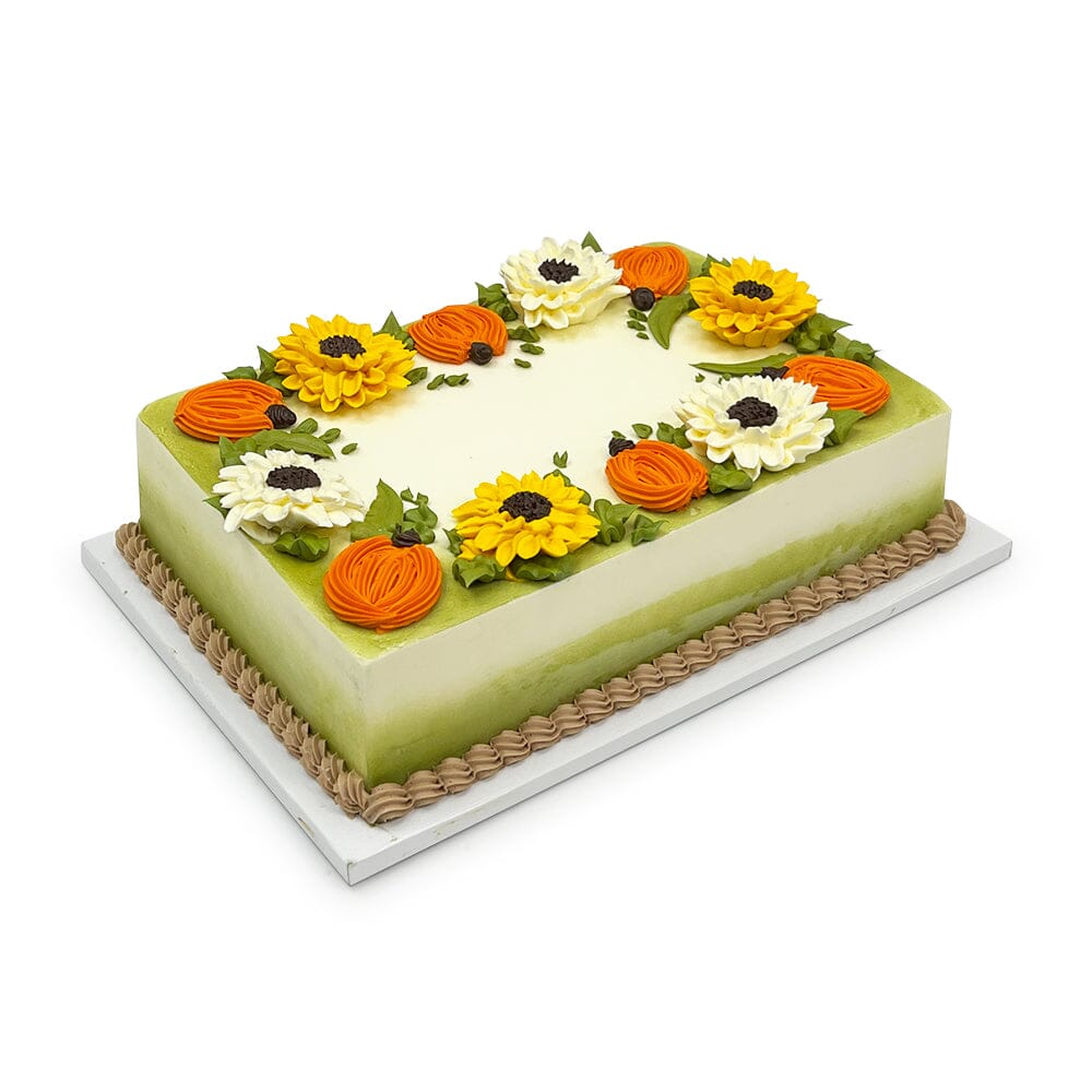 Pumpkin Patch Blossom Theme Cake Freed's Bakery