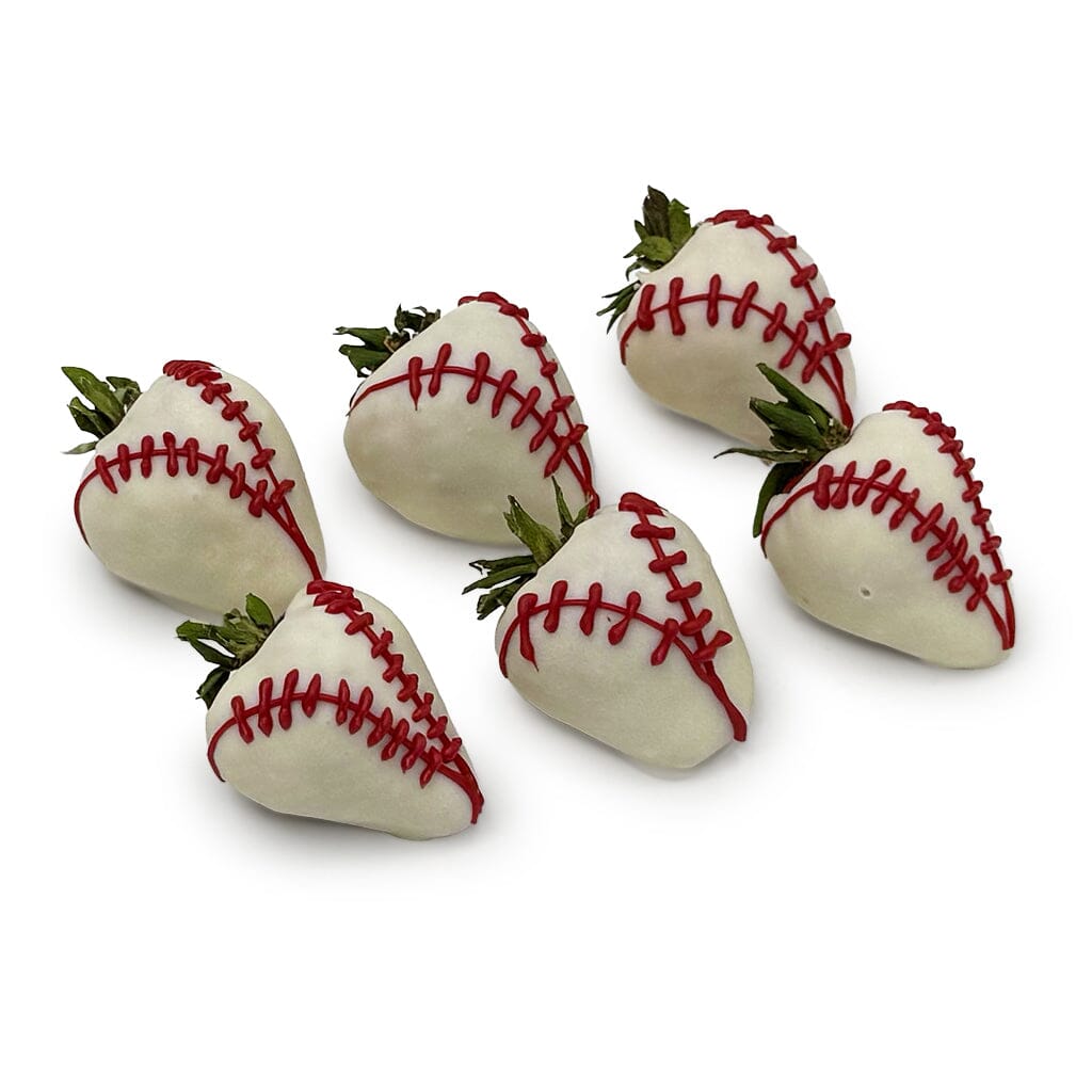 Baseball Strawberries Cake Slice & Pastry Freed's Bakery