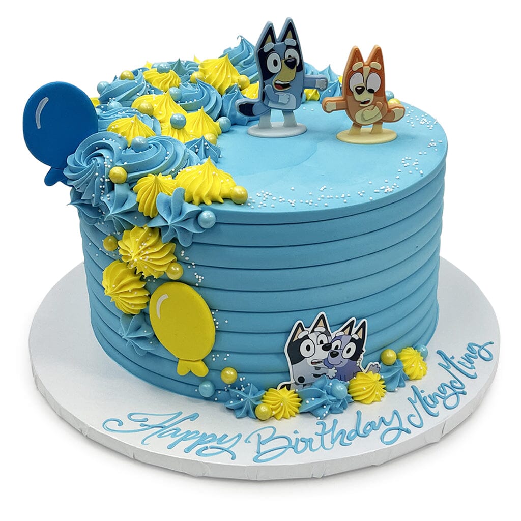 Bluey Boogie Theme Cake Freed's Bakery
