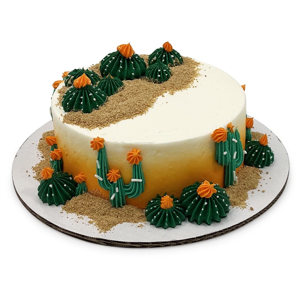 Cactus Bloom Theme Cake Freed's Bakery