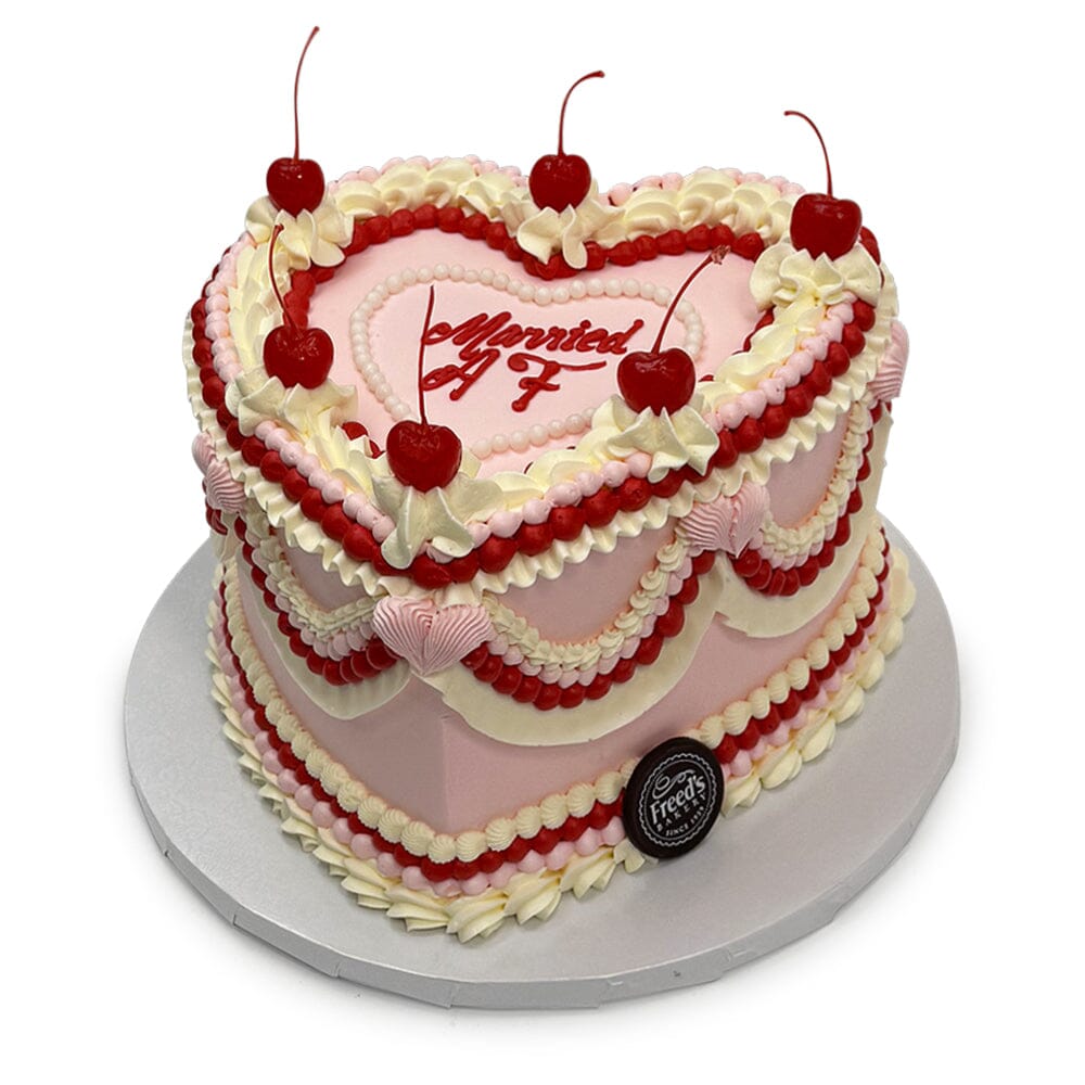 Cherry Vintage Romance Theme Cake Freed's Bakery