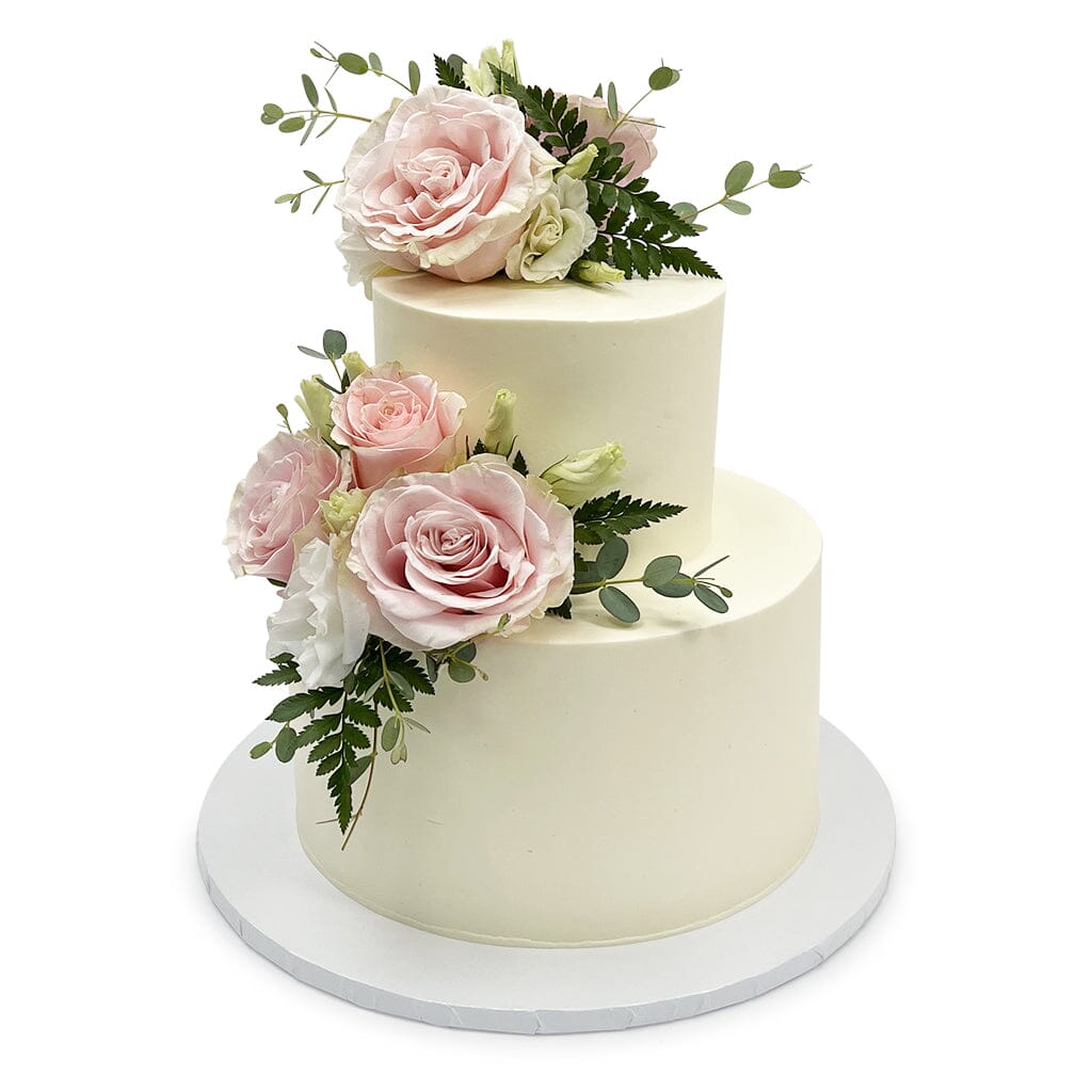 Fresh Bloom Wedding Cake Freed's Bakery