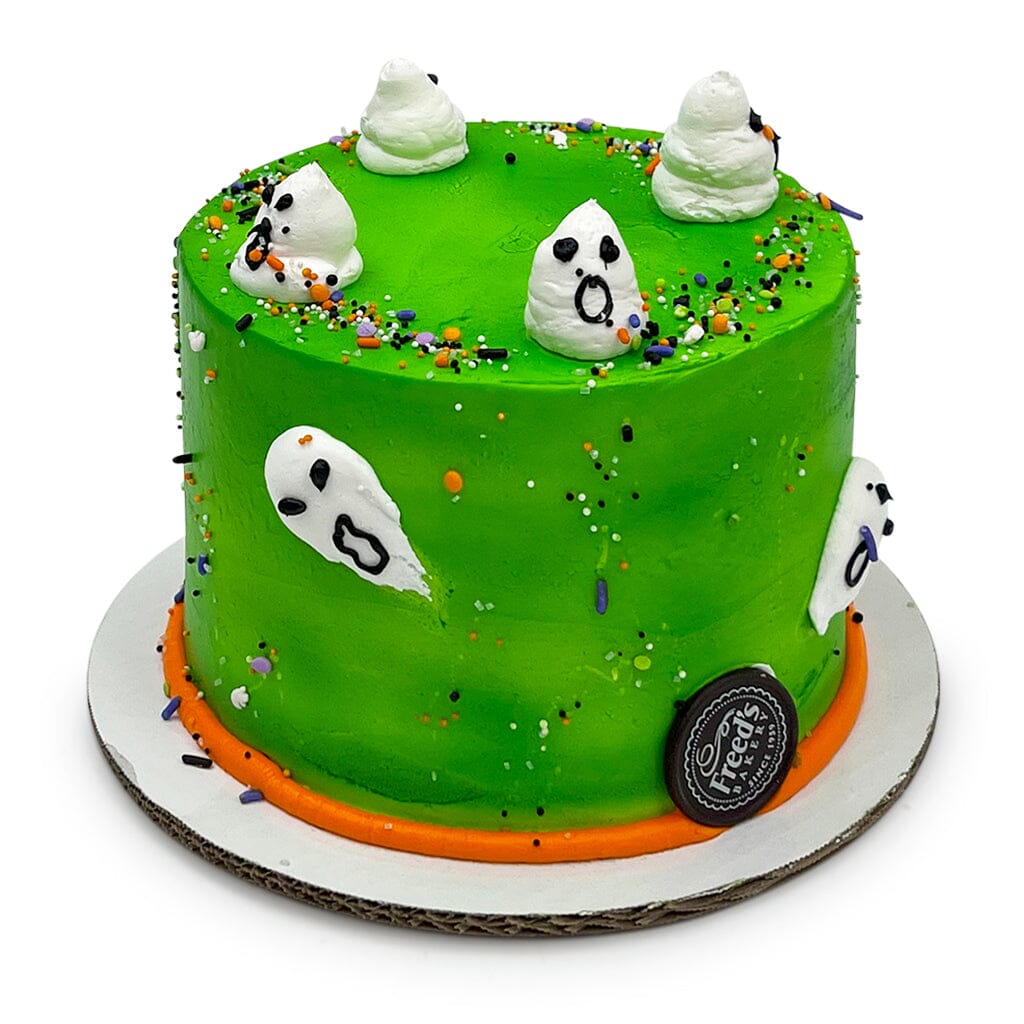 Ghostly Bash Theme Cake Freed's Bakery