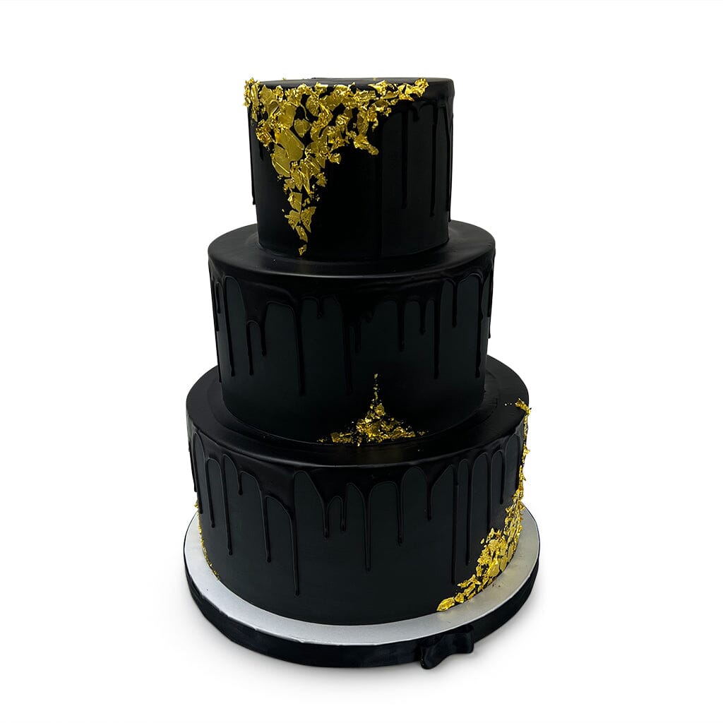 Golden Shadow Wedding Cake Freed's Bakery