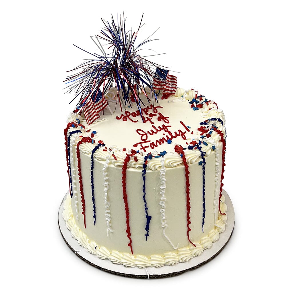 July Confetti Theme Cake Freed's Bakery