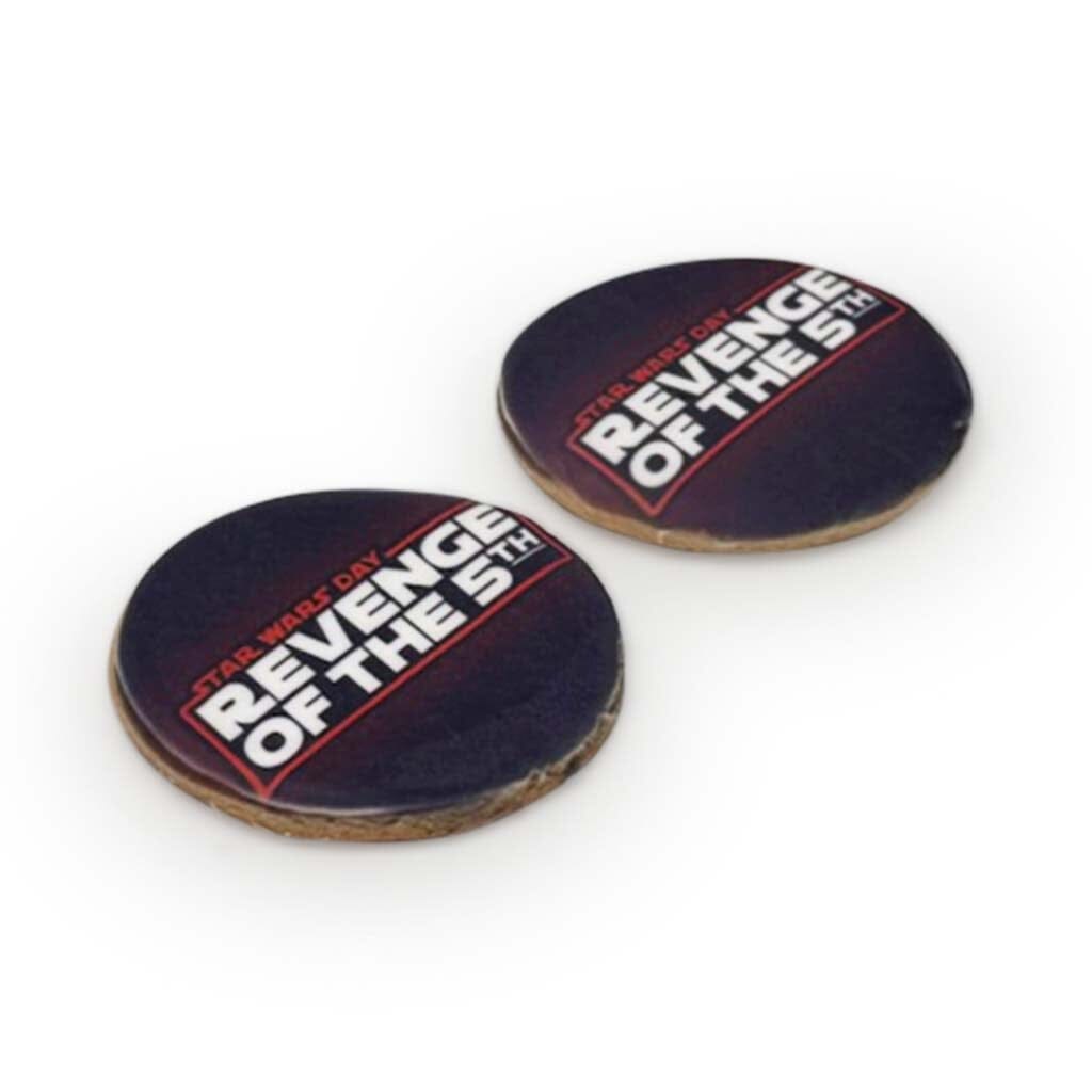 The Dark Side Cookie Cutout Cookie Freed's Bakery Six Revenge of the 5th Text Only Yes - Individually Bag Cookies