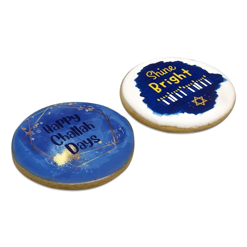 Bright Menorah Custom Cookie Gift Box Gift Box Freed's Bakery