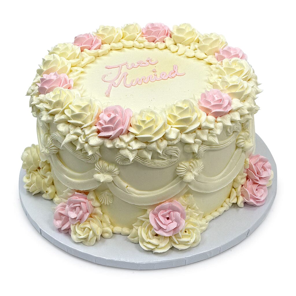 Pink and White Whimsy Theme Cake Freed's Bakery