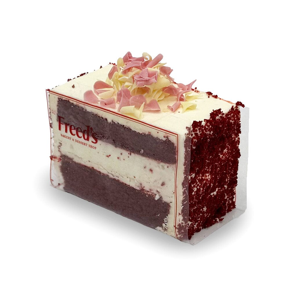 Red Velvet Vegas Cake Slice Cake Slice Freed's Bakery