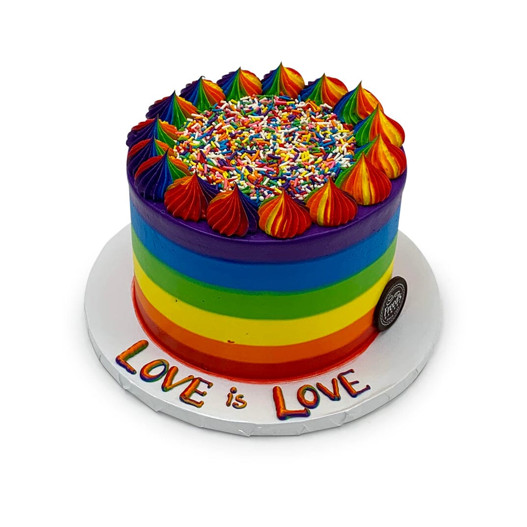 Pride and Love Cake Theme Cake Freed's Bakery