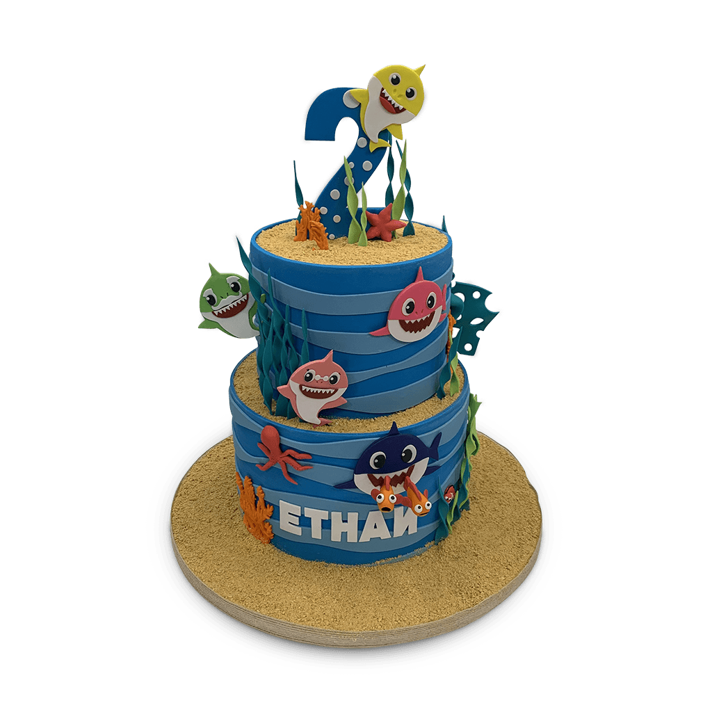 Shark Party Theme Cake Freed's Bakery