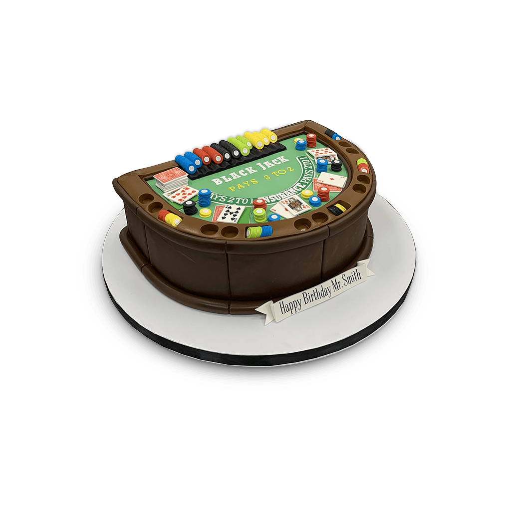 Double Down Decadent Theme Cake Freed's Bakery