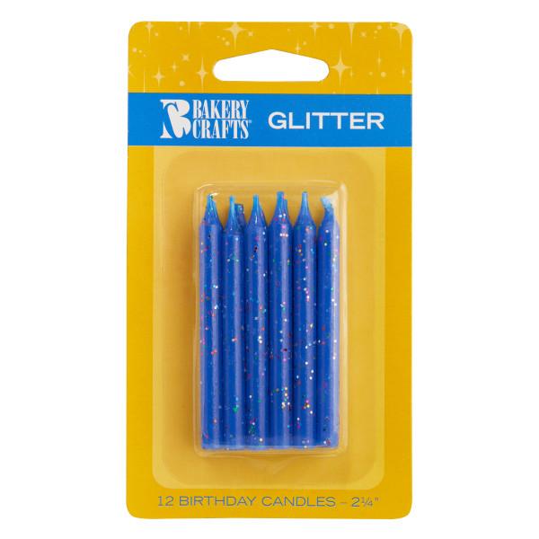 Glitter Candles Candle Freed's Bakery Blue