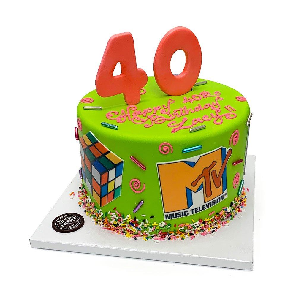 I Want My MTV Theme Cake Freed's Bakery