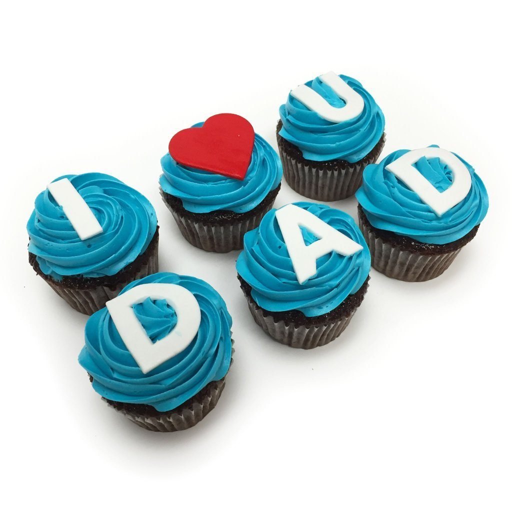 I Heart U Dad Theme Cake Freed's Bakery