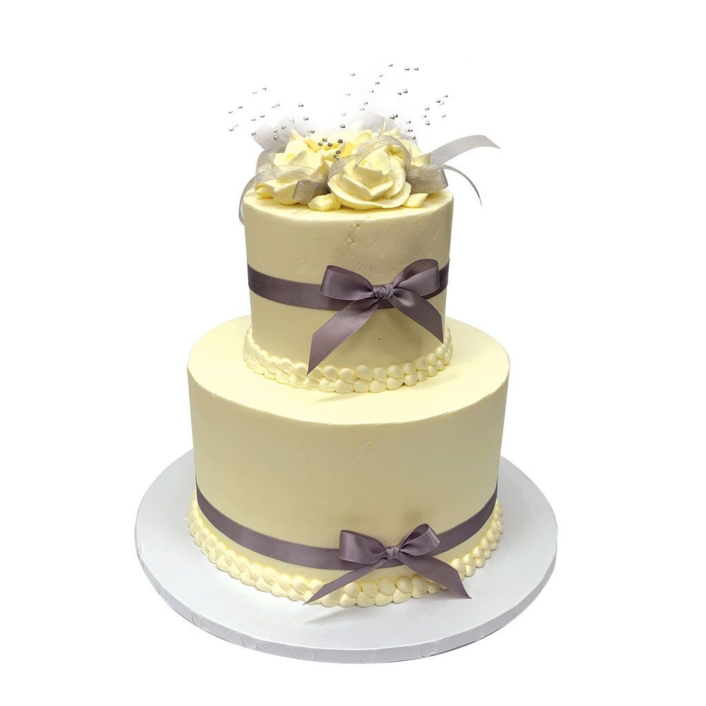 Deep Silver Wedding Cake Wedding Cake Freed's Bakery