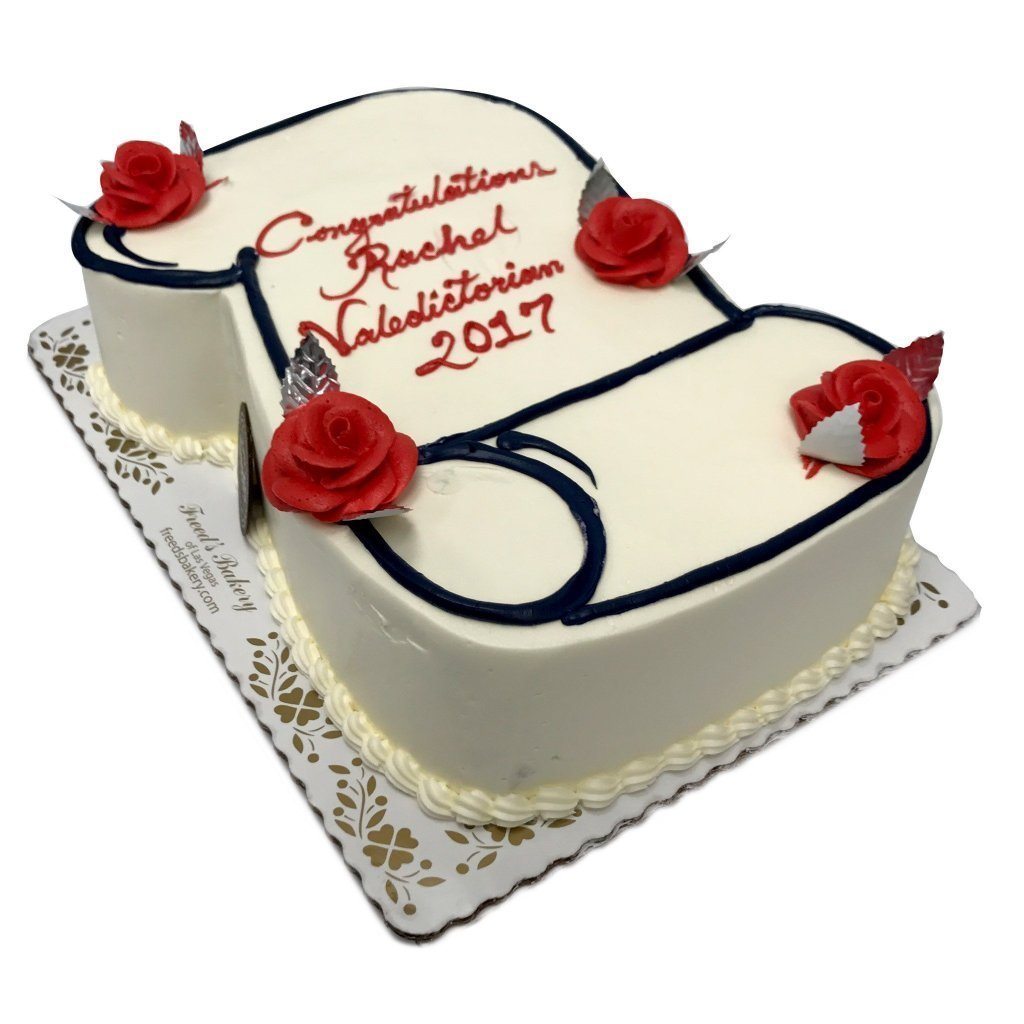 Congratulations Graduate Theme Cake Freed's Bakery