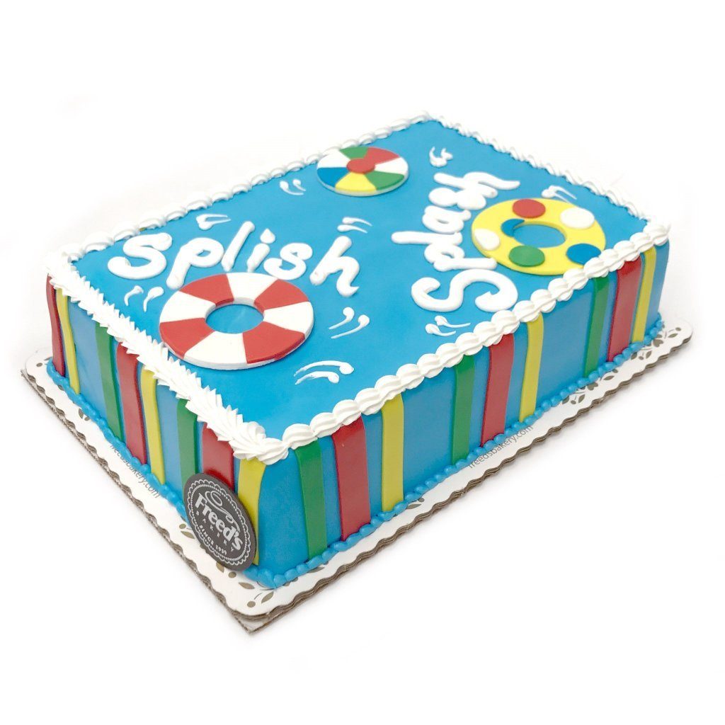 Pool Time Fun Theme Cake Freed's Bakery