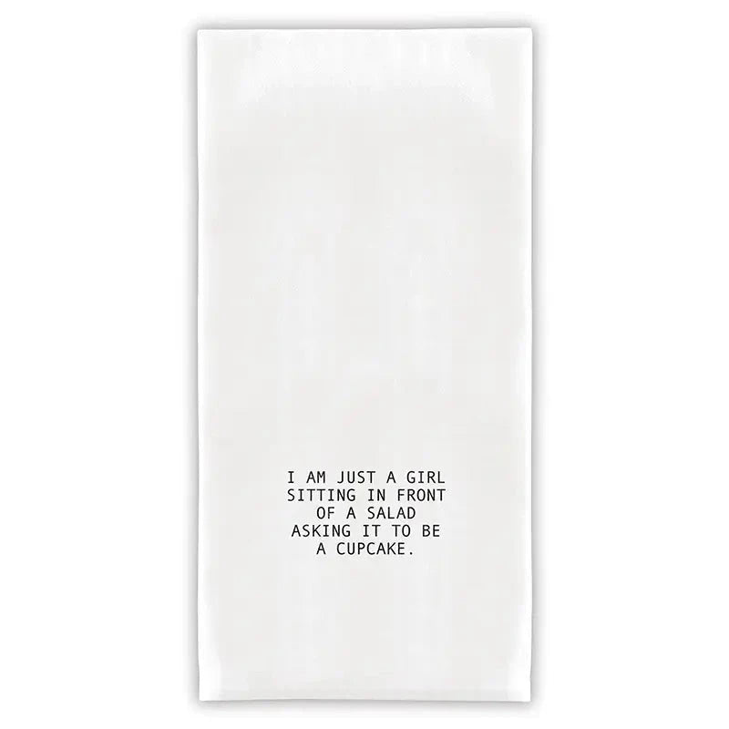 Funny Tea Towel- Cupcake Freed's Bakery 