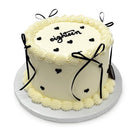 Black Tie Hearts Theme Cake Freed's Bakery 
