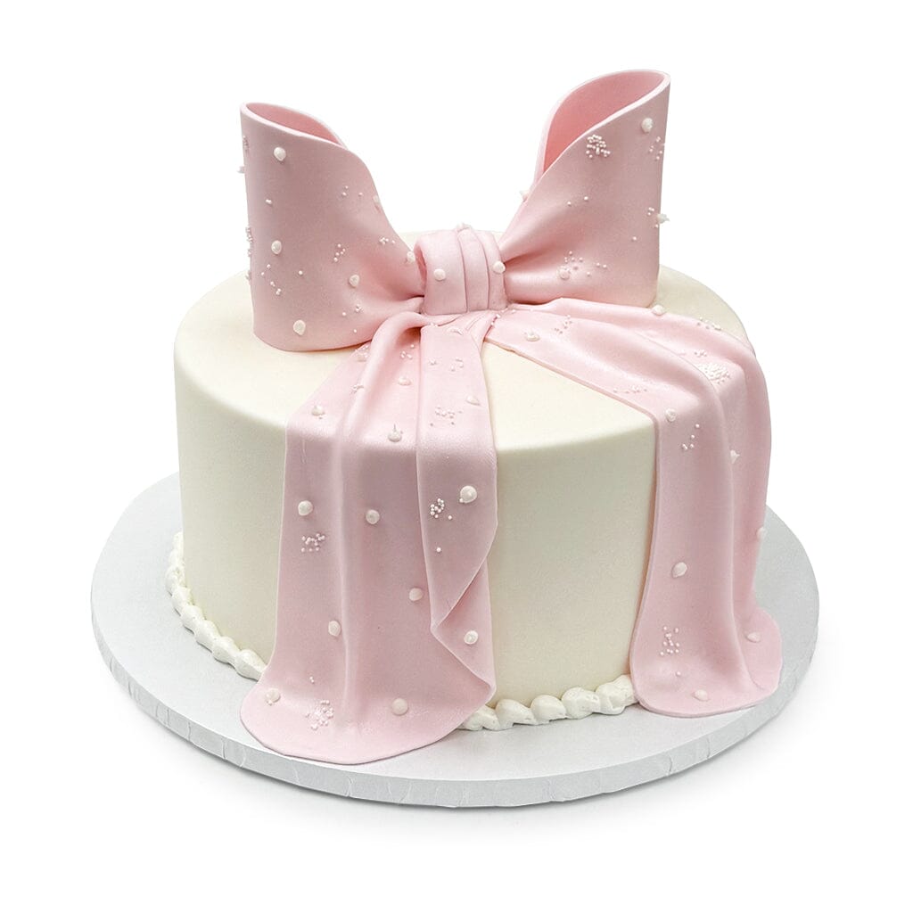 Blushing Ribbon Theme Cake Freed's Bakery 