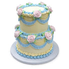 Cotton Candy Garden Wedding Cake Freed's Bakery 