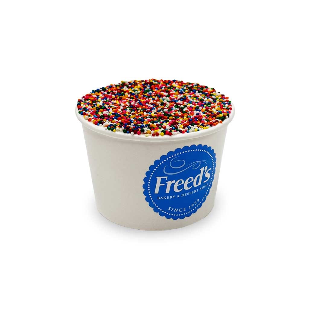 Freed's Sprinkle Dot Cake Cake Slice & Pastry Freed's Bakery Confetti Sprinkle Birthday Dot Cake Rainbow Party 