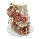 Luster Blushing Birthday Theme Cake Freed's Bakery 6" One Tier (Serves 4-8) Vanilla w/ Bavarian Cream 