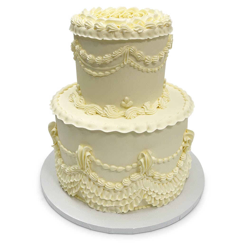 Timeless Vintage Wedding Cake Freed's Bakery 