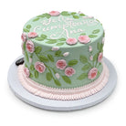 Pink Bloom Garden Theme Cake Freed's Bakery 