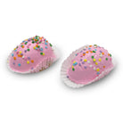 Ganache Easter Eggs Seasonal Item Freed's Bakery Six White Cake - Pink Ganache icing 