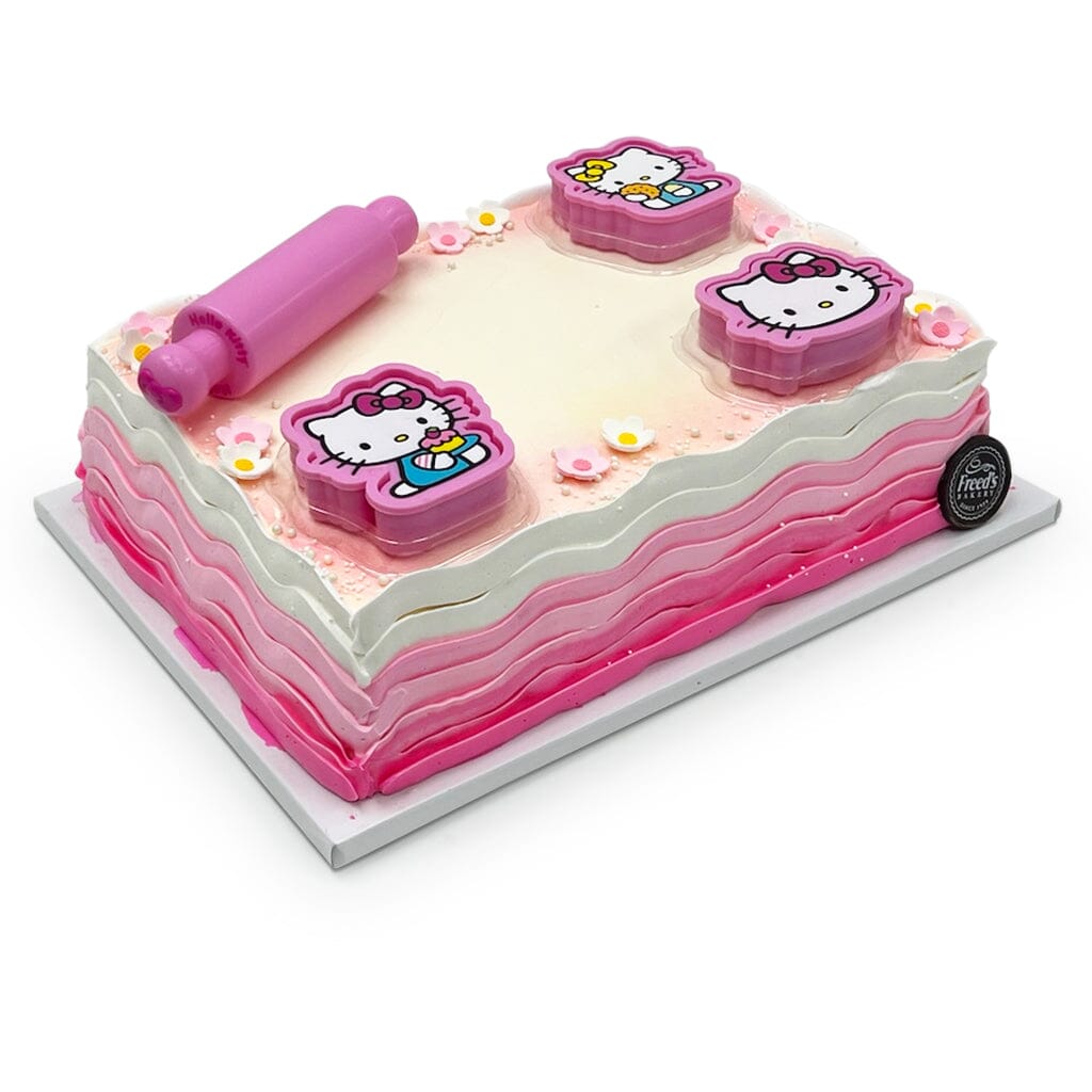 Pink Hello Kitty Theme Cake Freed's Bakery 
