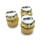 LX Football Cupcakes Theme Cupcake Freed's Bakery Dozen Vanilla Seahawks