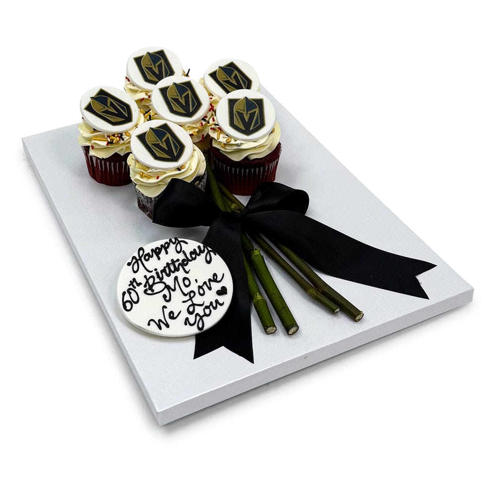 VGK Victory Bouquet Theme Cupcake Freed's Bakery 