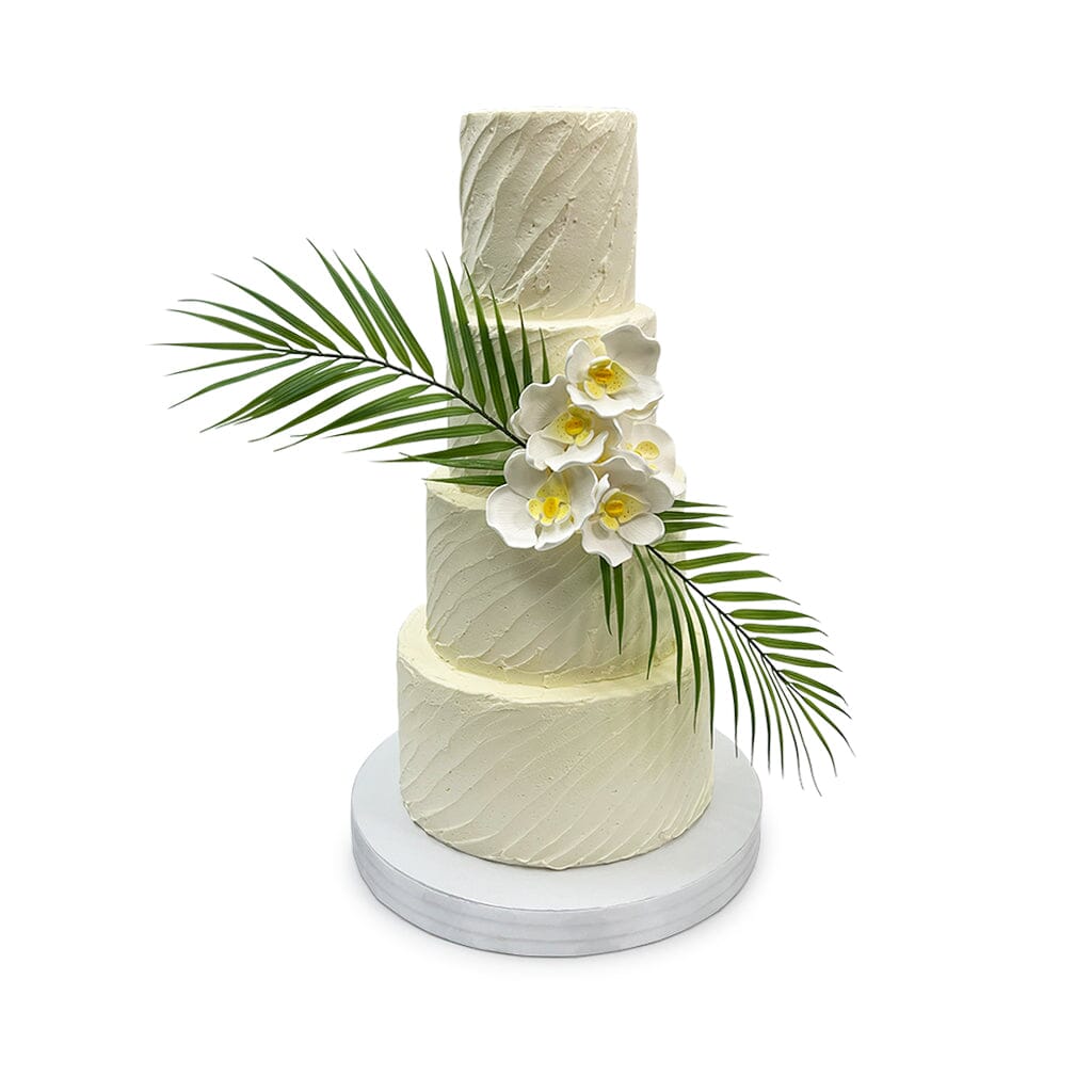 Whispering Orchids Wedding Cake Freed's Bakery 