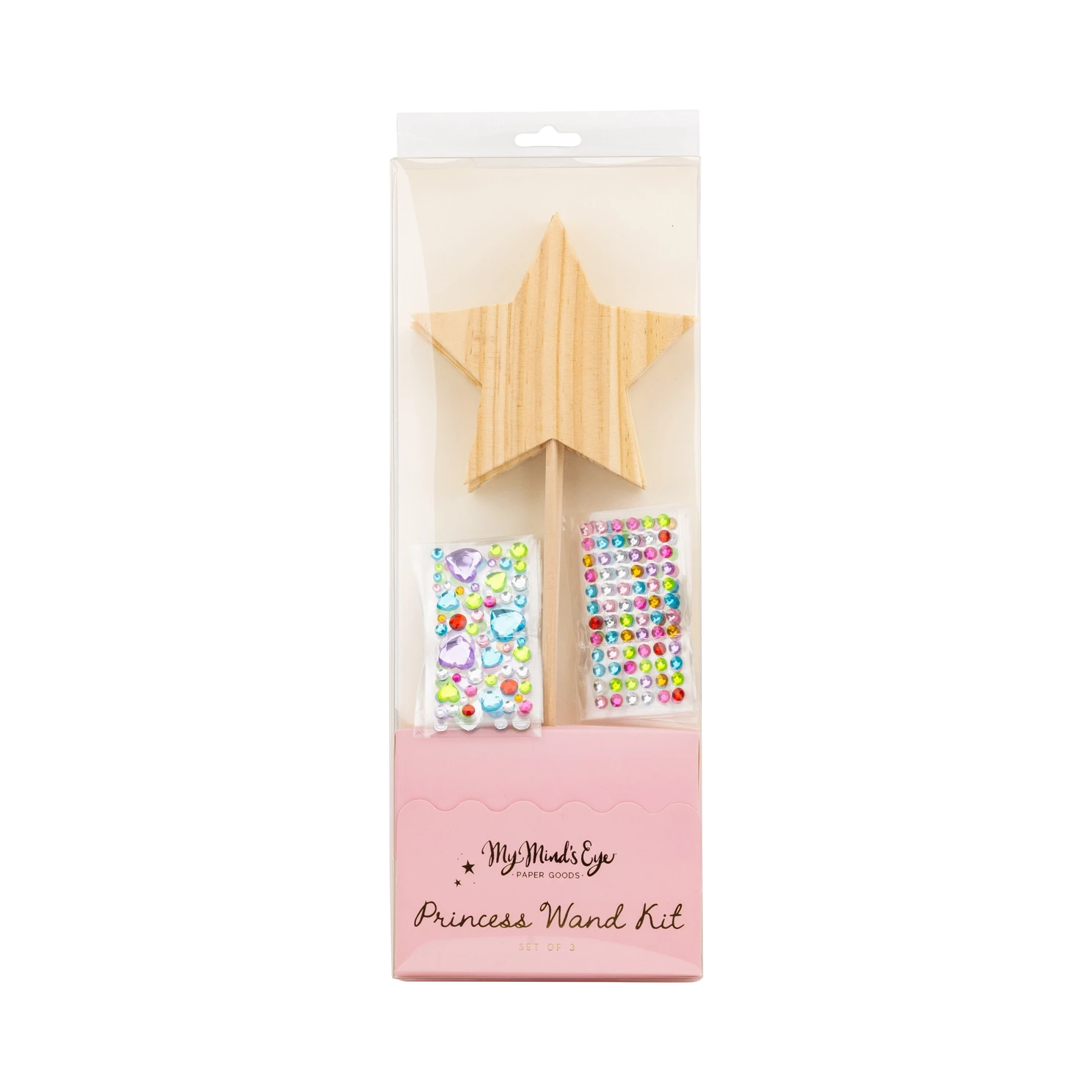 Princess DIY Wood Wand Kit Retail Merchandise Gifts My Minds Eye 