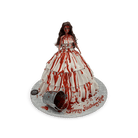 Red is the New Pink Dress Birthday Cake Theme Cake Freed's Bakery 