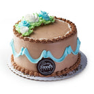 Chocolate Blue & White Cake Freed's Bakery 
