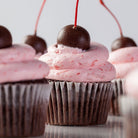 Chocolate Dipped Cherry Vegas Cupcake Cupcake Freed's Bakery 