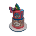 Sprinkles and RainBOWS Theme Cake Freed's Bakery 