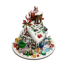 Custom Logo Gingerbread House Seasonal Item Freed's Bakery Medium Gingerbread House 