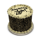 Gold and Black Sprinkles Theme Cake Freed's Bakery 