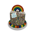 Bright Happy Rainbow Theme Cake Freed's Bakery 