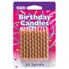 Gold & Silver Candles Candle Freed's Bakery Gold 