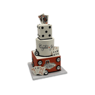 King and Queen of Vegas Wedding Cake Freed's Bakery 
