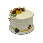 Fall Flowers Theme Cake Freed's Bakery 